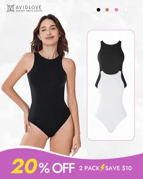 2Pack Double Lined Tank Bodysuit Shapewear 2Pack Double Lined Tank Bodysuit Shapewear