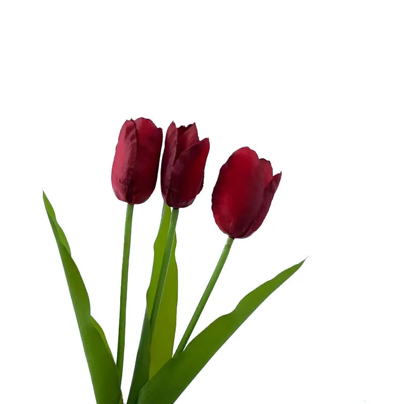 3pcs Artificial Tulip Flowers