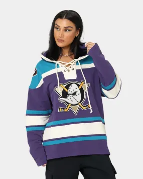 47 Brand Anaheim Ducks Lacer Hoodie Purple/Sharks Teal 47 Brand Anaheim Ducks Lacer Hoodie Purple/Sharks Teal