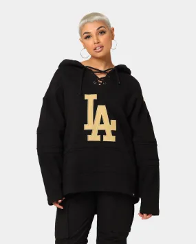 47 Brand Los Angeles Dodgers Superior Lacer Hoodie Black/Gold 47 Brand Los Angeles Dodgers Superior Lacer Hoodie Black/Gold