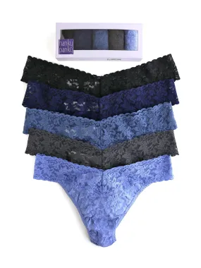 5 Pack Original Rise Thongs 5 Pack Original Rise Thongs