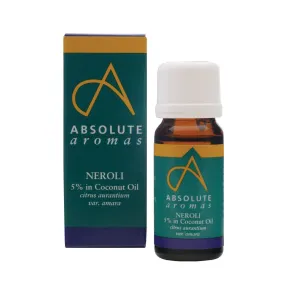 Absolute Aromas Neroli 5% Dilution Essential Oil 0.33 Fl. Oz. Absolute Aromas Neroli 5% Dilution Essential Oil 0.33 Fl. Oz.