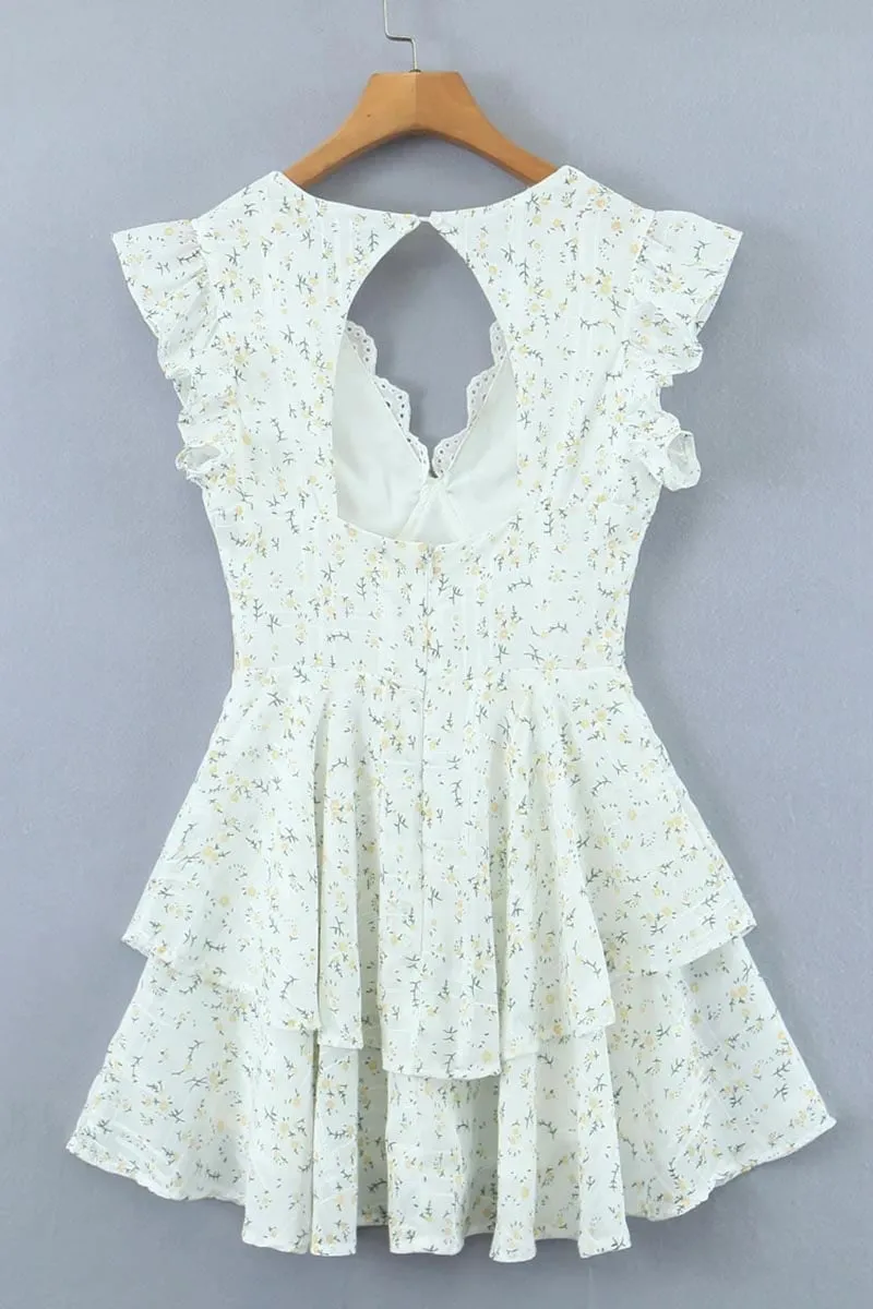 Adorable Radiance Ditsy Floral Mini Dress