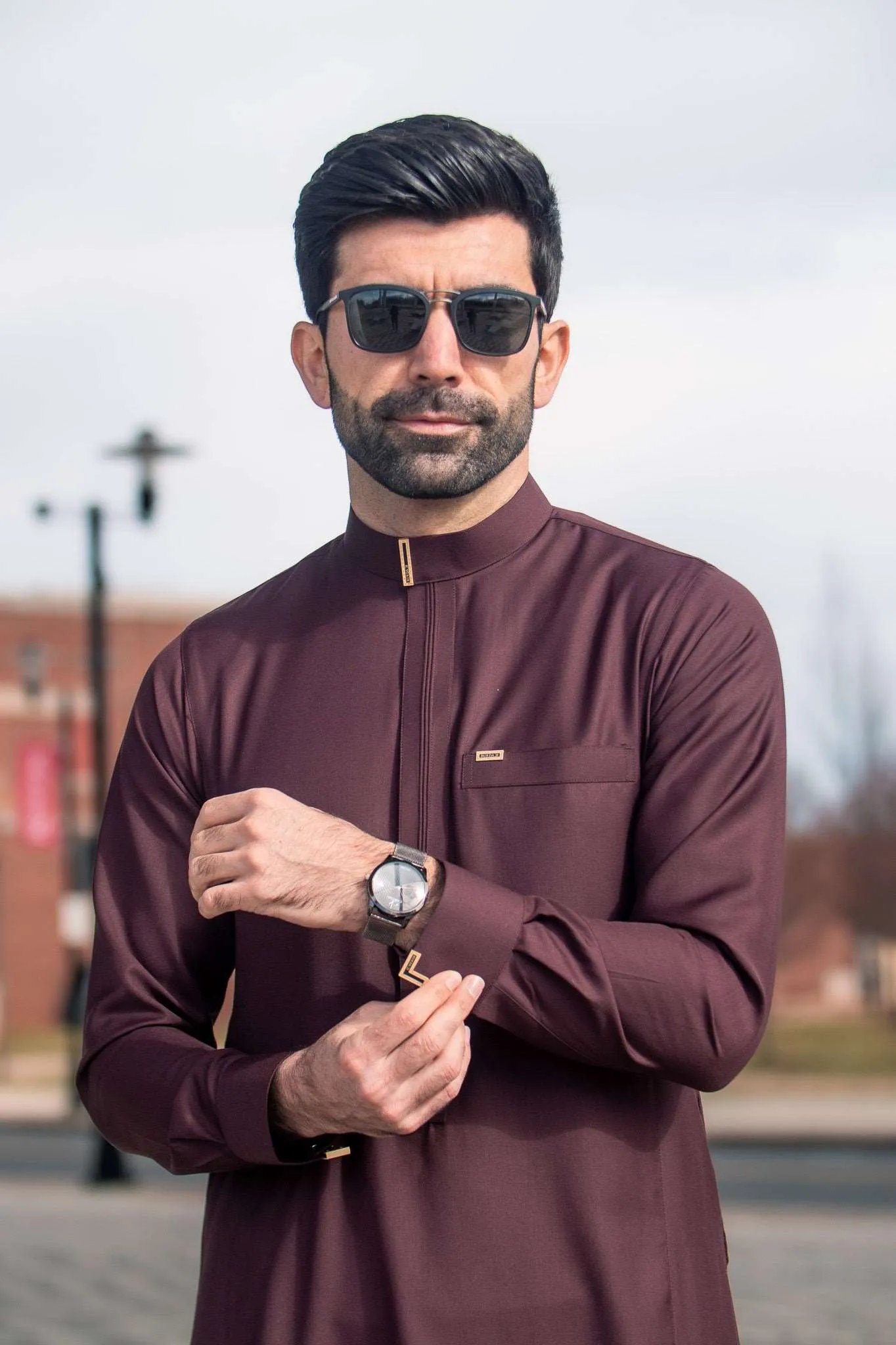 Adult Premium Thobe 507 Maroon
