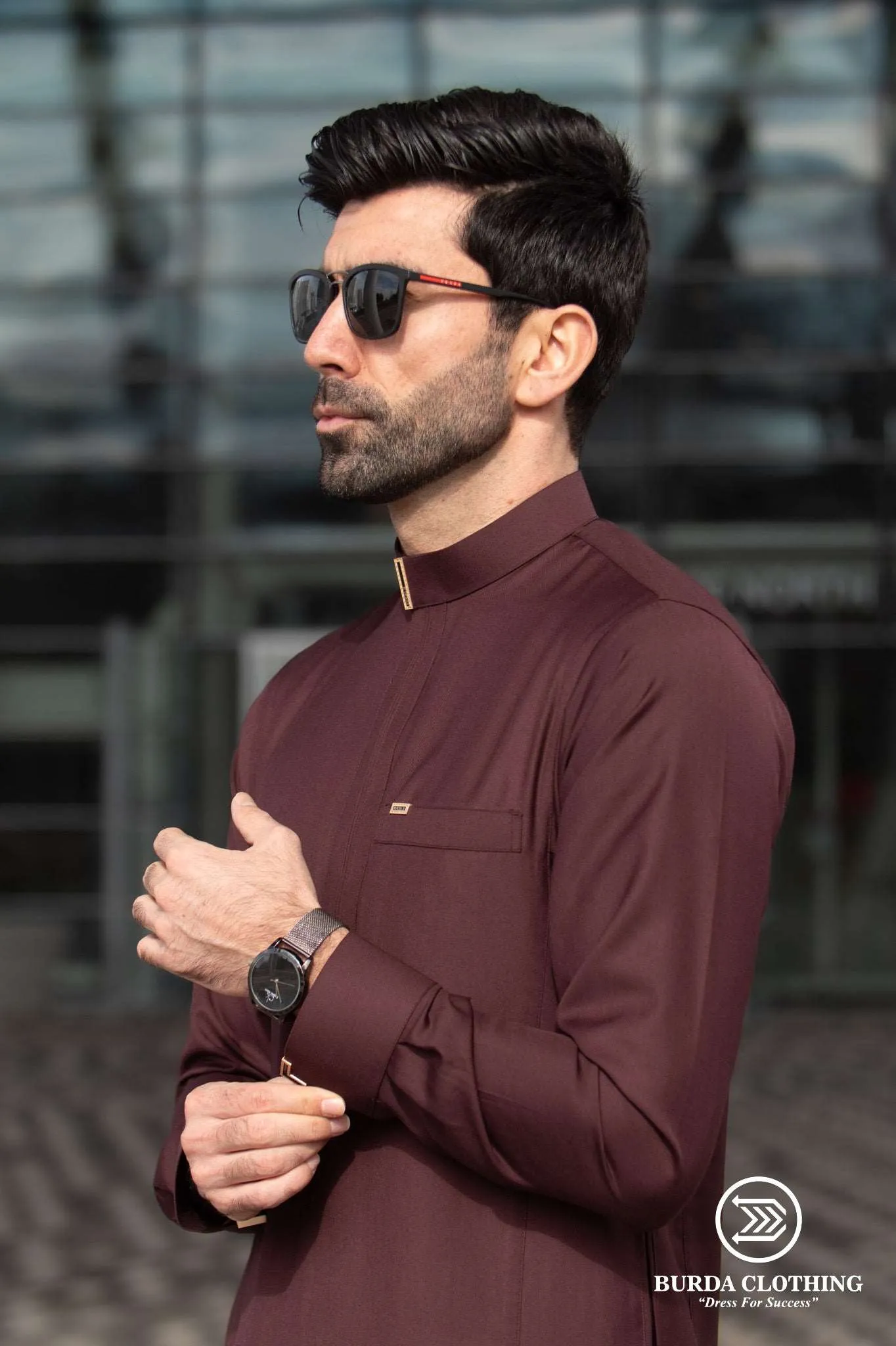 Adult Premium Thobe 507 Maroon