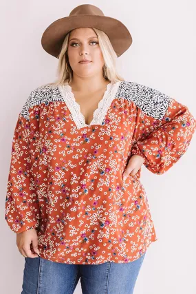 Afternoon Tea Time Floral Shift Top Curves Afternoon Tea Time Floral Shift Top Curves