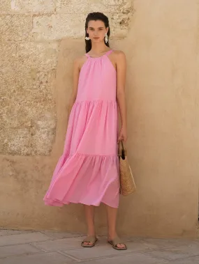 Aleska Textured Midaxi Dress Aleska Textured Midaxi Dress