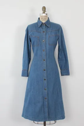 Alexander's Denim Fit Flare Shirtdress M/L Alexander's Denim Fit Flare Shirtdress M/L