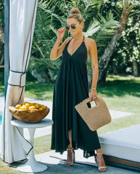 Alvarez Adjustable High Low Halter Maxi Dress Alvarez Adjustable High Low Halter Maxi Dress