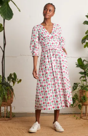 Amelia Pink Carnations Dress Amelia Pink Carnations Dress