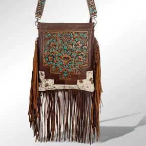 American Darling Leather And Cowhide Crossbody American Darling Leather And Cowhide Crossbody