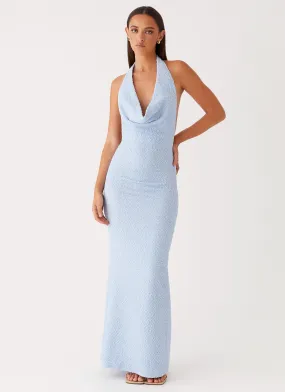 Anella Maxi Dress - Blue Anella Maxi Dress - Blue