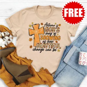 Autumn Beautiful Tee - 0 Autumn Beautiful Tee - 0