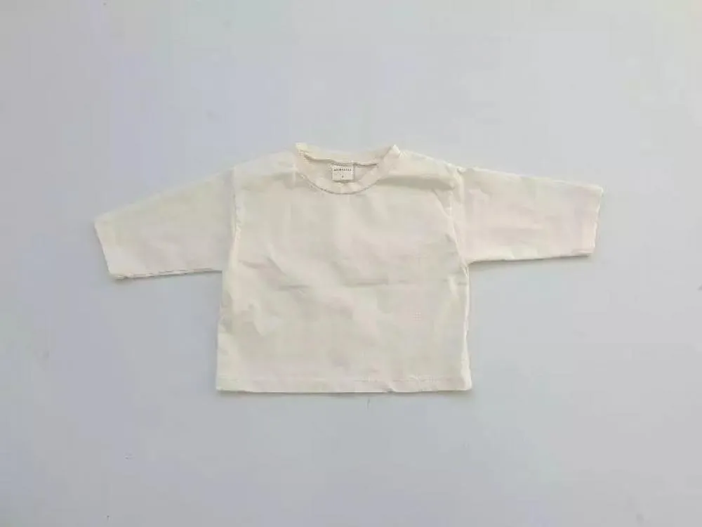 Autumn Long Sleeve T-shirt Bottoming Shirt Baby Girl Pullover Top Wholesale Baby Clothes