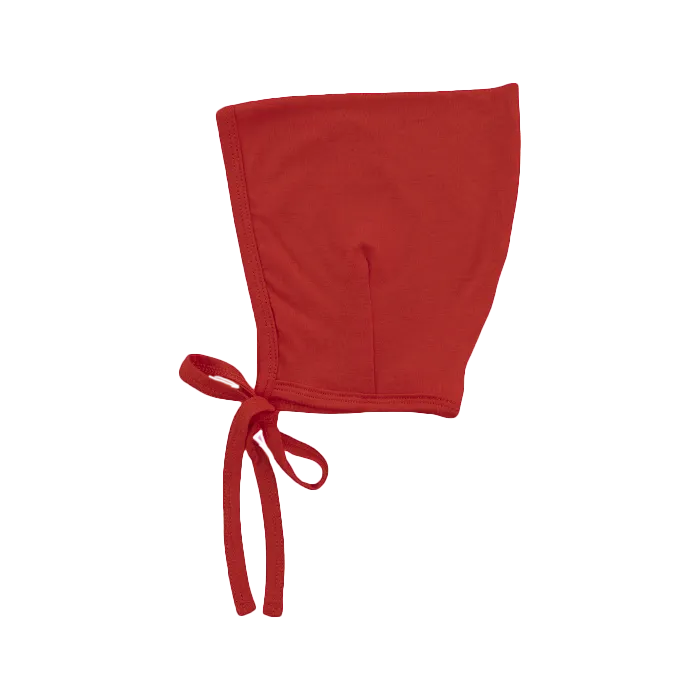 Bamboo Pixie Bonnet - Red
