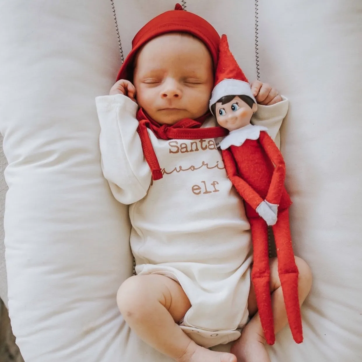 Bamboo Pixie Bonnet - Red