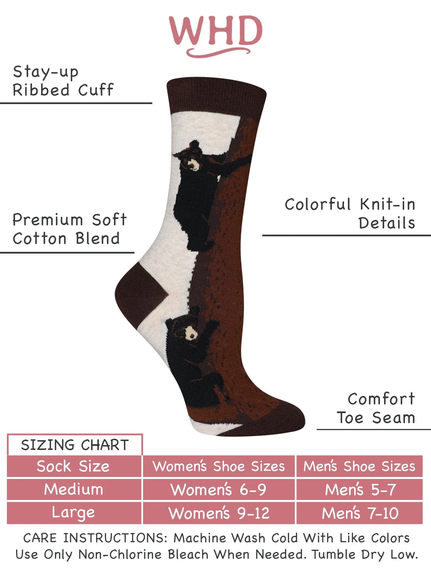 Bear Socks Perfect Animal Lovers Gift
