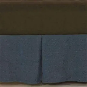 Blue Denim Bed Skirt - King Blue Denim Bed Skirt - King