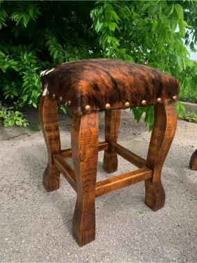 Brindle Cowhide Bar & Counter Stools Brindle Cowhide Bar & Counter Stools