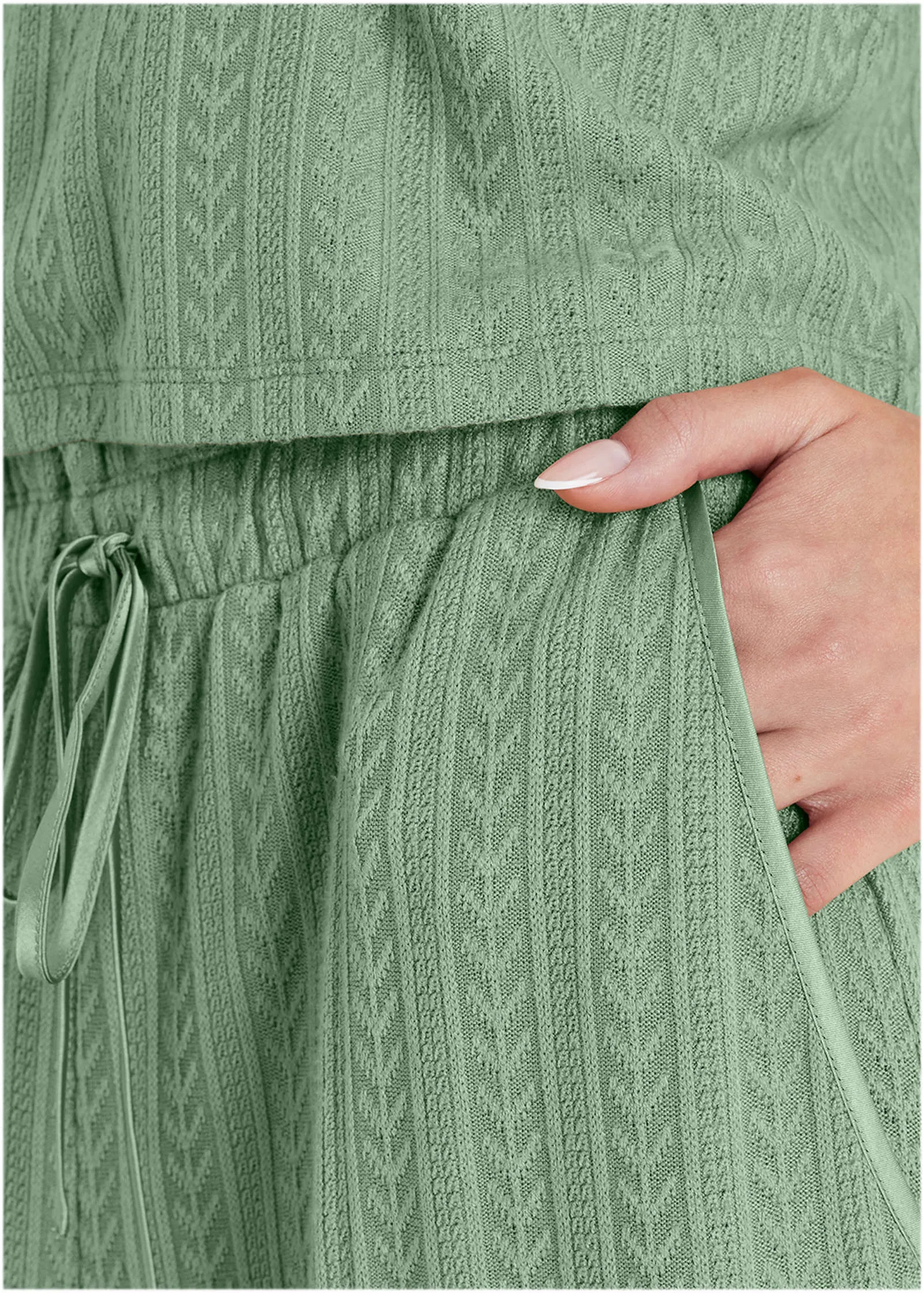 Brunch Knit 3 Piece Set - Basil