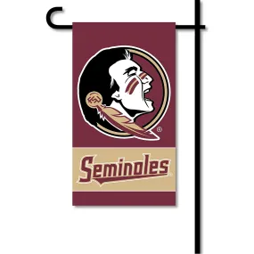 BSI Seminole Logo Seminoles 4" x 8" Mini 2-Sided Garden Flag - Garnet BSI Seminole Logo Seminoles 4" x 8" Mini 2-Sided Garden Flag - Garnet