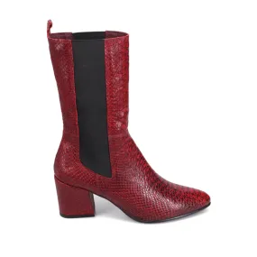 Bueno Women's Sienna in Red Snake Bueno Women's Sienna in Red Snake