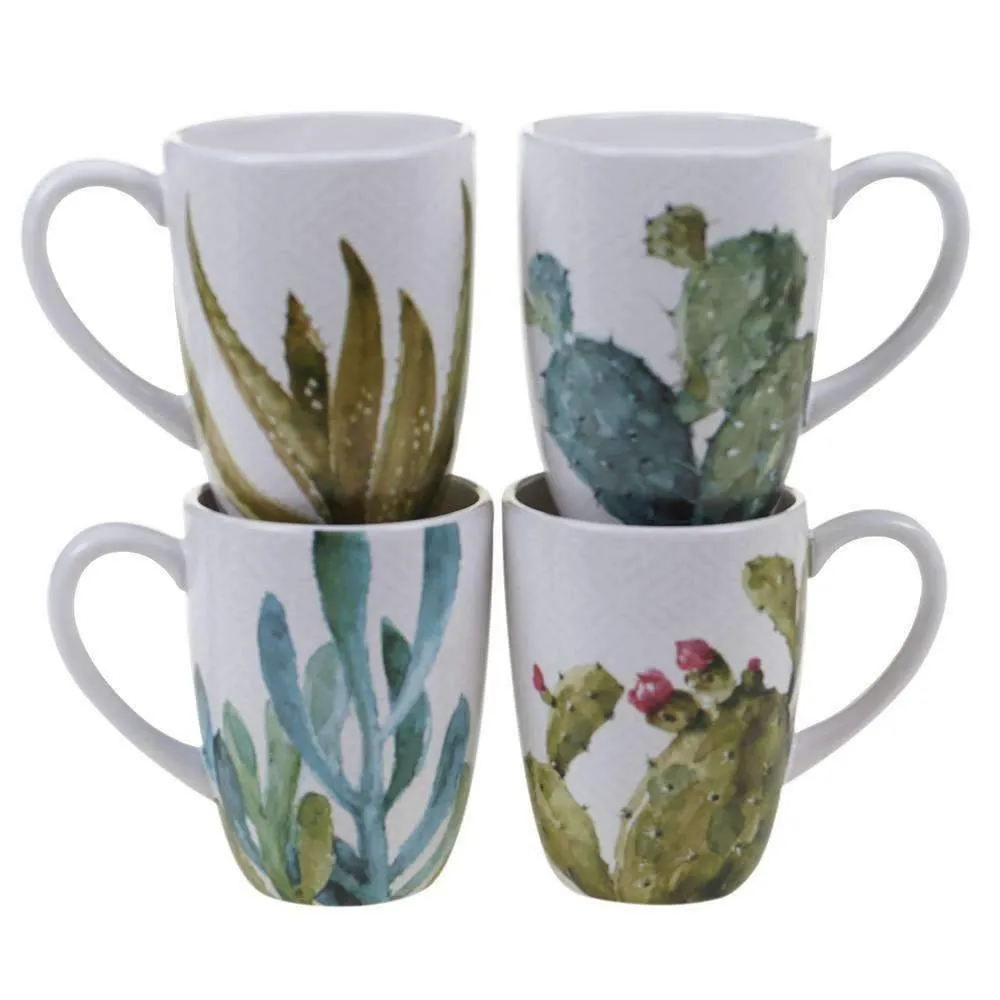 Cactus and Succulent Design Mugs