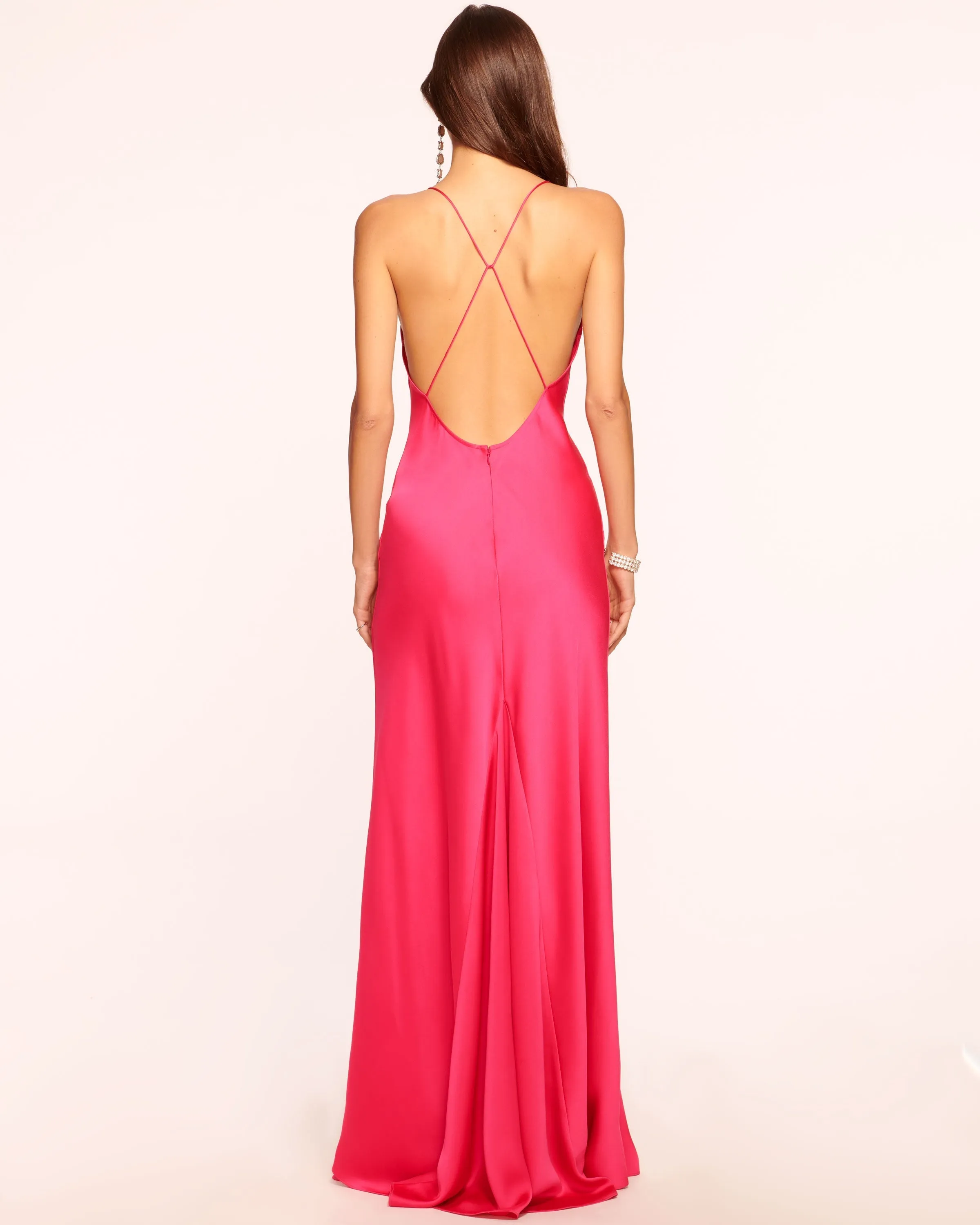 Caspe V-Neck Gown