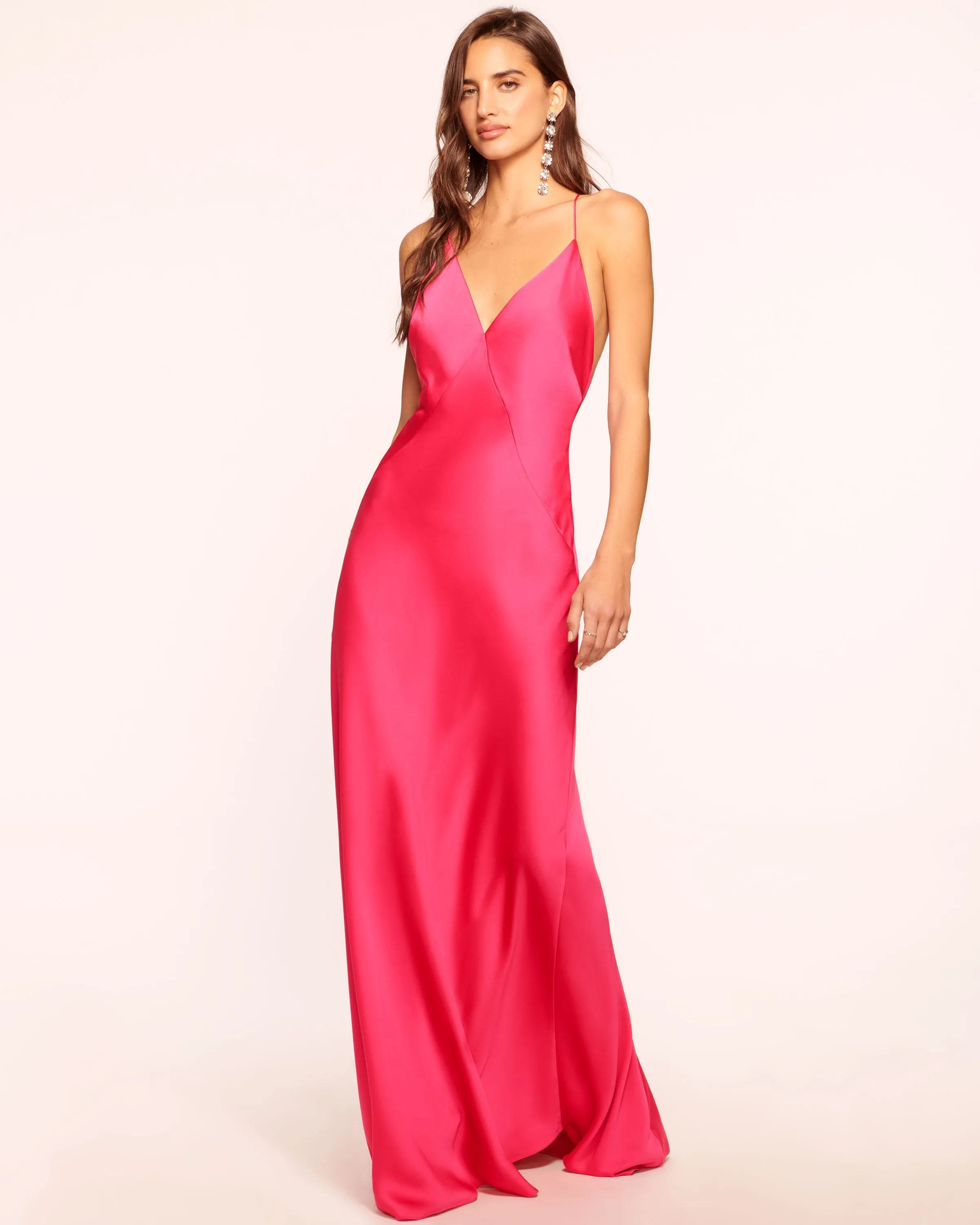 Caspe V-Neck Gown