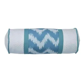 Catalina Isle Aqua Bolster Pillow Catalina Isle Aqua Bolster Pillow