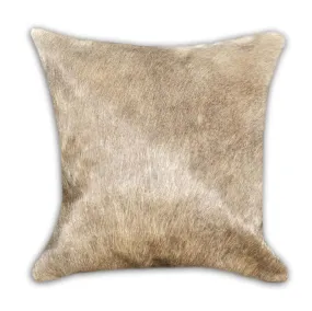 Champagne Cowhide Pillow Covers Champagne Cowhide Pillow Covers