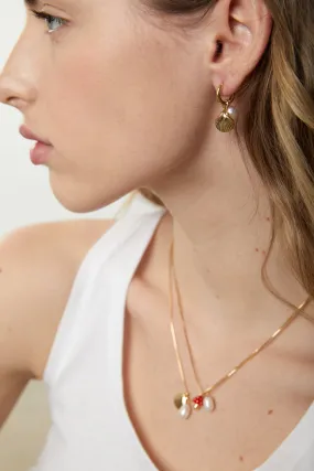 CHARM & PEARL HOOP CHARM & PEARL HOOP