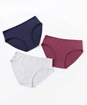 Charming Dark 3pcs Modal Midi Pack Panties Charming Dark 3pcs Modal Midi Pack Panties