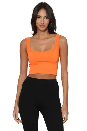 Chevron Ribbed Crop Top Chevron Ribbed Crop Top
