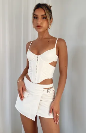 Chosen One Mini Skirt White Chosen One Mini Skirt White