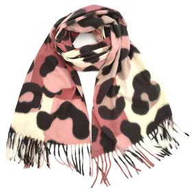 Cosy Thick & Tasselled Aniaml Print Scarf Cosy Thick & Tasselled Aniaml Print Scarf