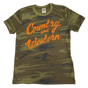 Country & Western Camo Unisex Tee Country & Western Camo Unisex Tee