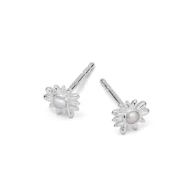 Daisy Mini Mother of Pearl Stud Earrings Sterling Silver Daisy Mini Mother of Pearl Stud Earrings Sterling Silver