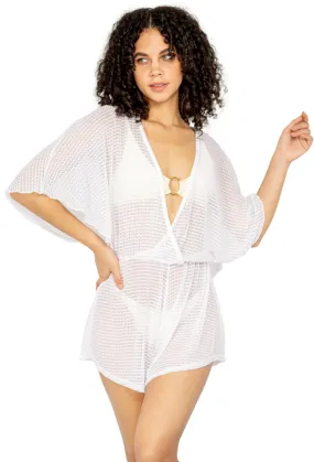 DEEP V-NECK BATWING SLEEVE ROMPER - NAC DEEP V-NECK BATWING SLEEVE ROMPER - NAC