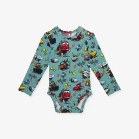 Disney Pixar Cars Long Sleeve Bodysuit Disney Pixar Cars Long Sleeve Bodysuit