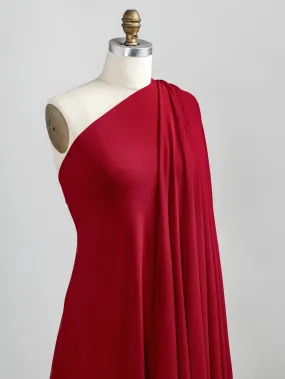 Drapey Tencel Modal Stretch Jersey Knit - Red - Swatch Drapey Tencel Modal Stretch Jersey Knit - Red - Swatch