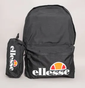 Ellesse Rolby Backpack & Pencil Case Black Ellesse Rolby Backpack & Pencil Case Black