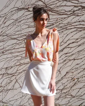 Feel For You V-Neck Top - Floral Bouquet Feel For You V-Neck Top - Floral Bouquet