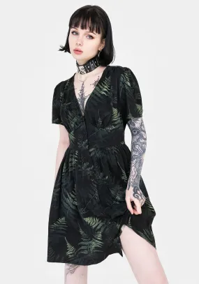 Fernery Button Up Corset Mini Dress Fernery Button Up Corset Mini Dress