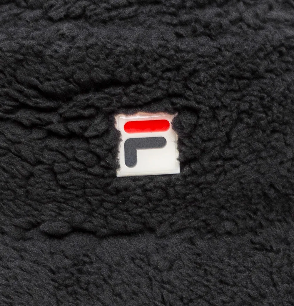 Fila Vintage Bray Sherpa Bucket Hat Black