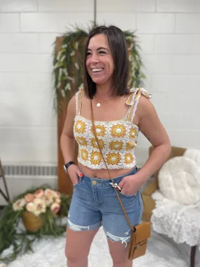 Flower Babe Crochet Top Flower Babe Crochet Top