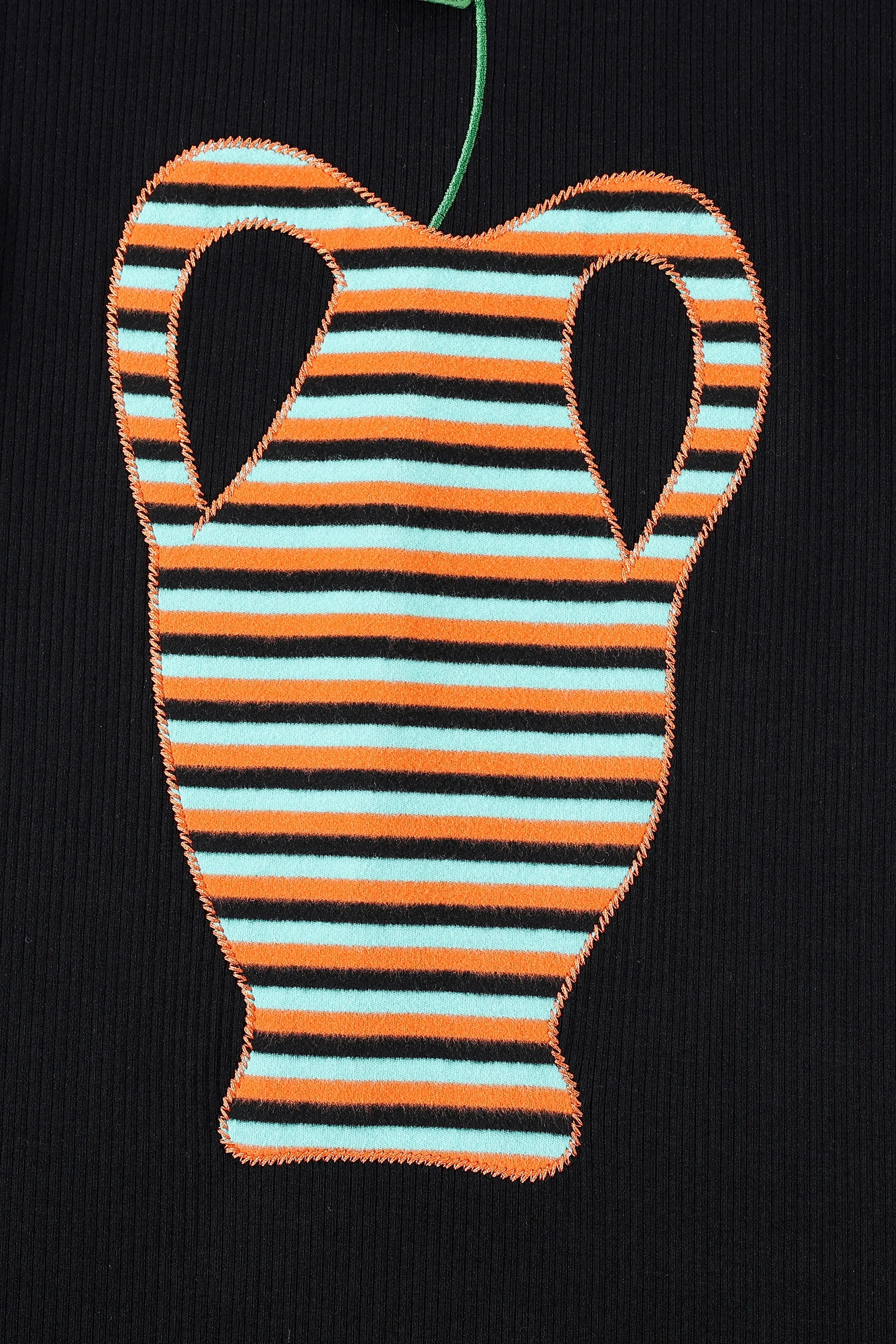 Flower Vase Black Tencel Dress