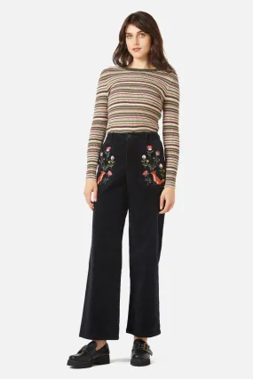 Fox Embroidered Jean Fox Embroidered Jean