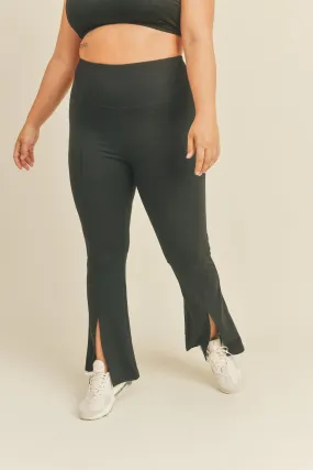 FRONT SLIT FLARE ACTIVE LEGGINGS FRONT SLIT FLARE ACTIVE LEGGINGS