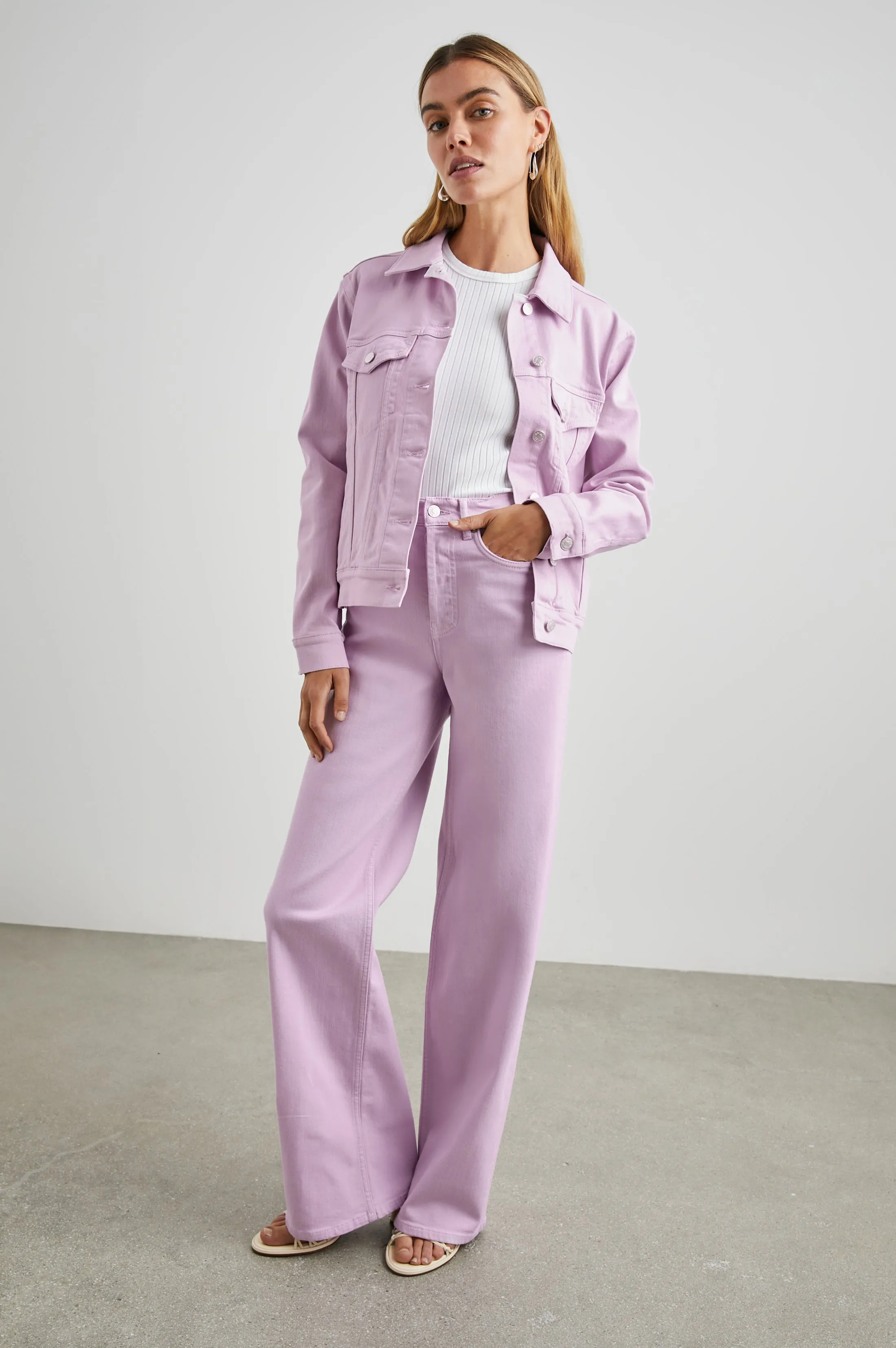 GETTY WIDE LEG - LILAC